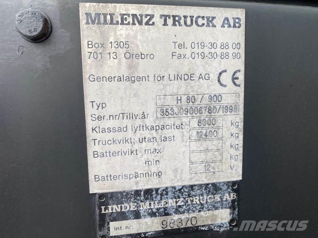 Linde H80D/900 Diiseltõstukid