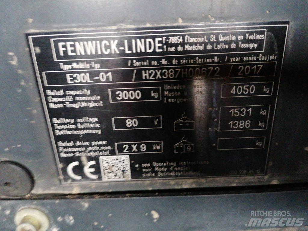 Linde E30L-01 Elektritõstukid
