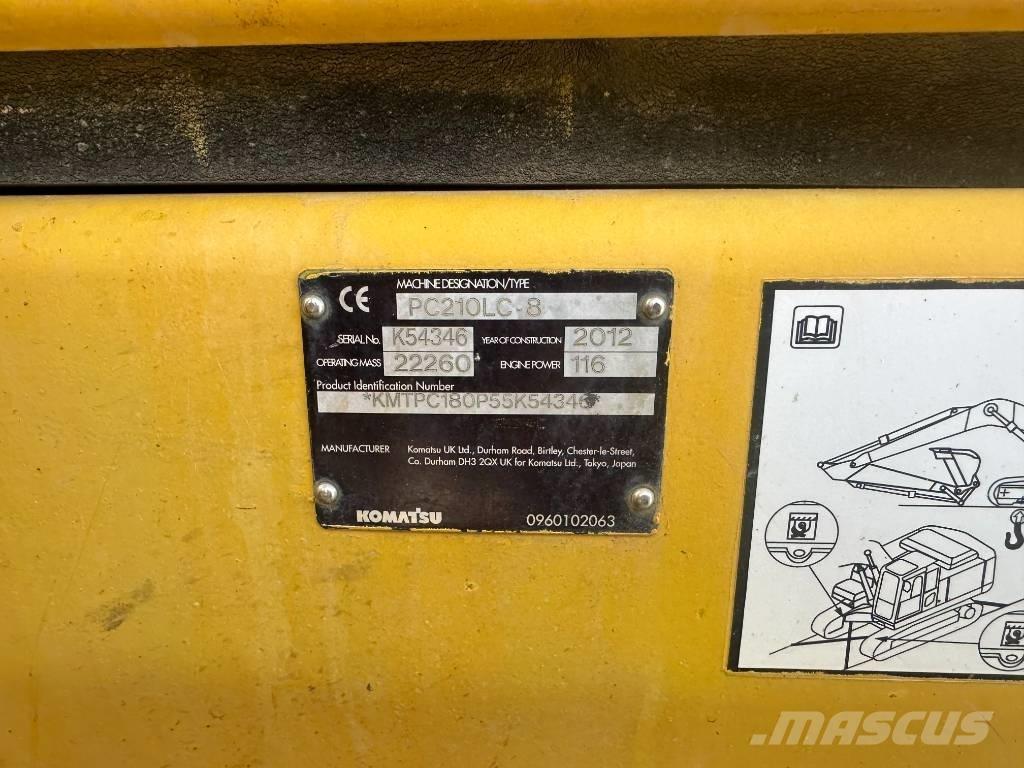 Komatsu PC 210 LC-8 Roomikekskavaatorid