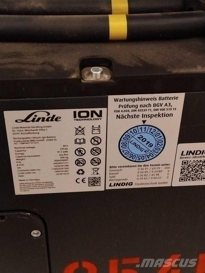 Linde E16 ION Elektritõstukid