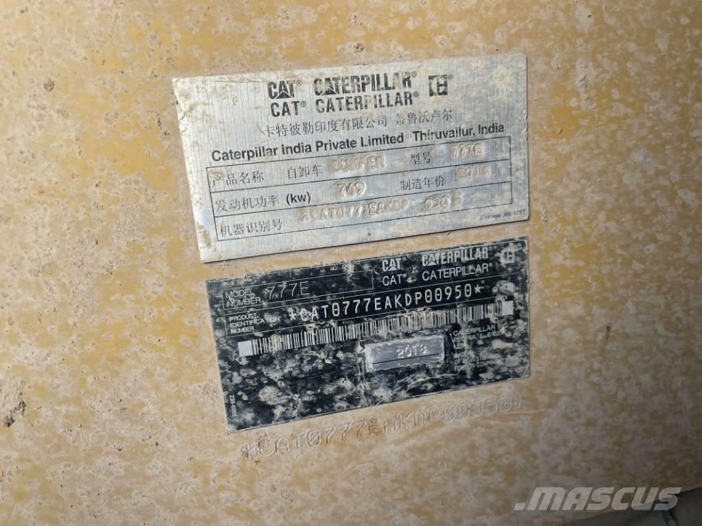 CAT 777e Kallurhaagised