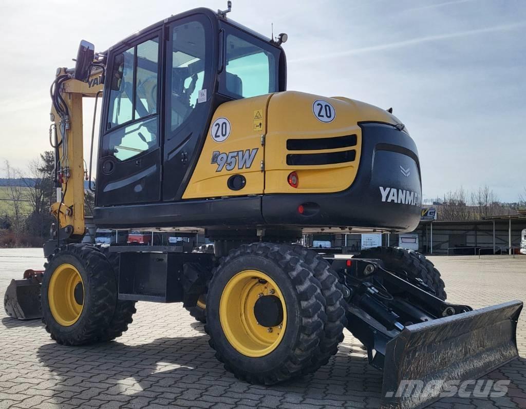 Yanmar B 95 W Ratasekskavaatorid