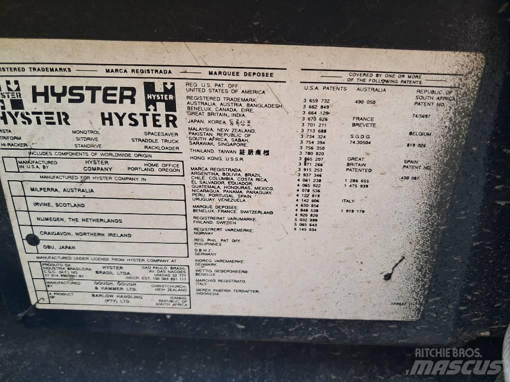 Hyster H250XL Gaasitõstukid