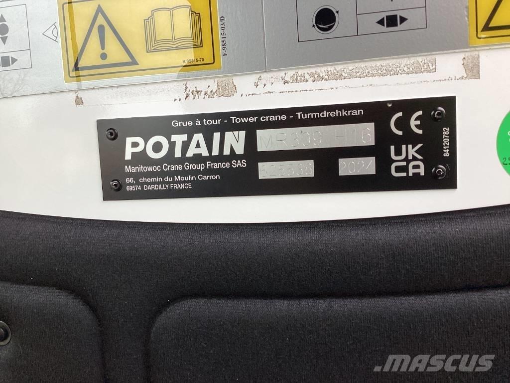 Potain MR309-H16 Tornkraanad