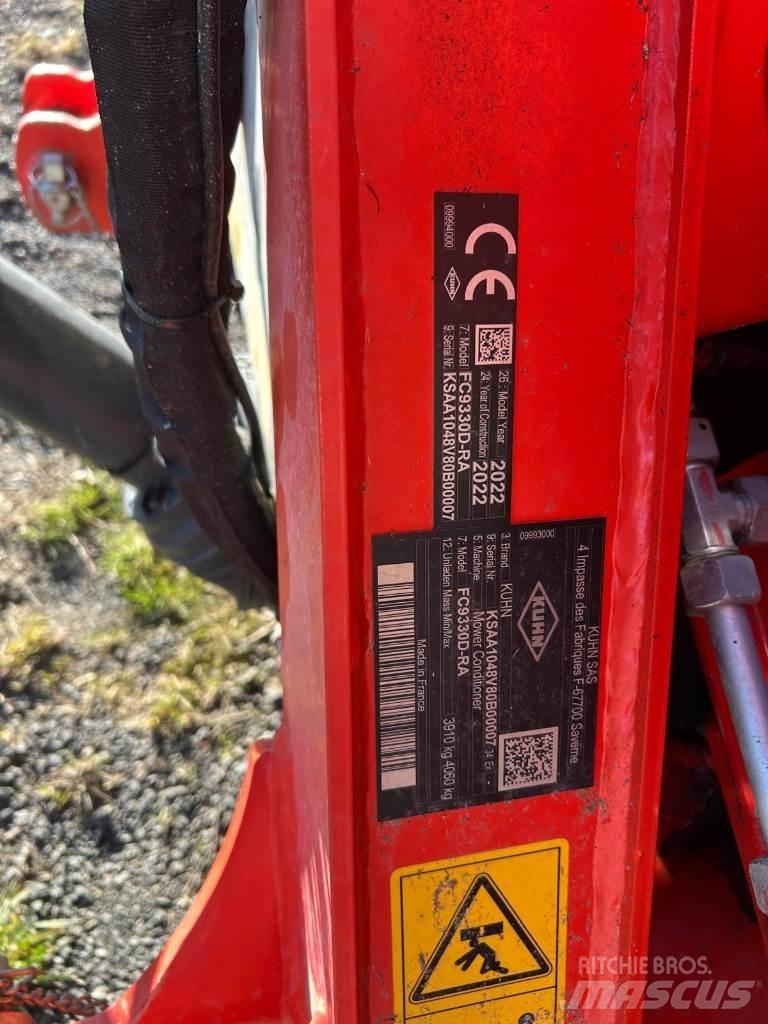 Kuhn FC 9330 D-RA Esi ja taganiidukid