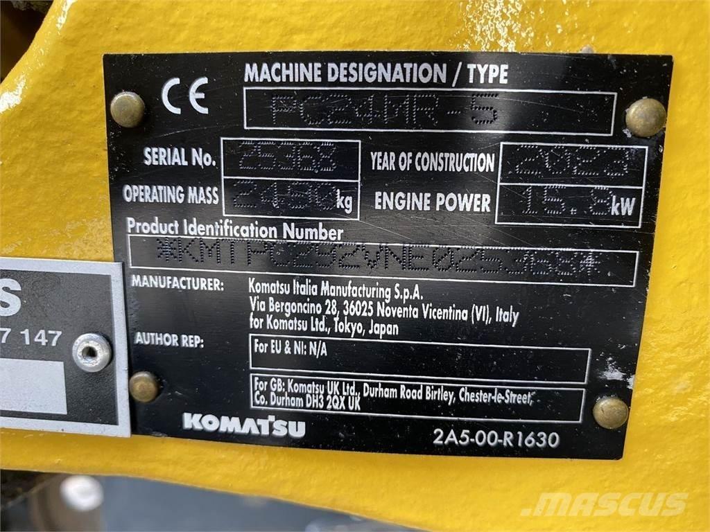 Komatsu PC24MR-5 Ratasekskavaatorid