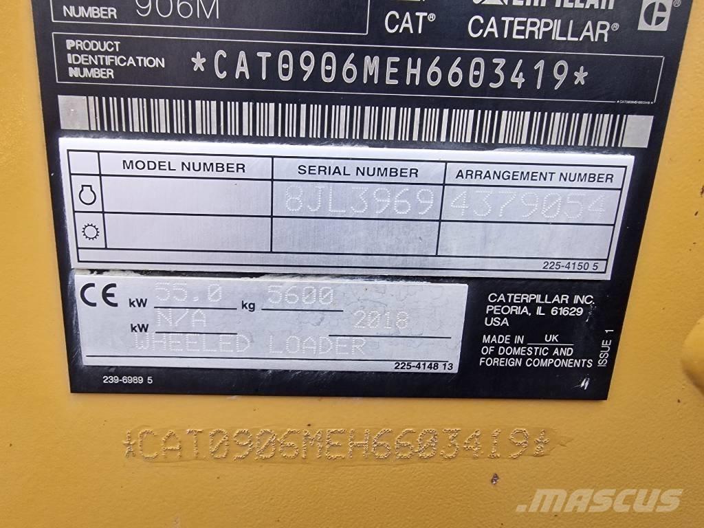 CAT 906 M Klima Rataslaadurid