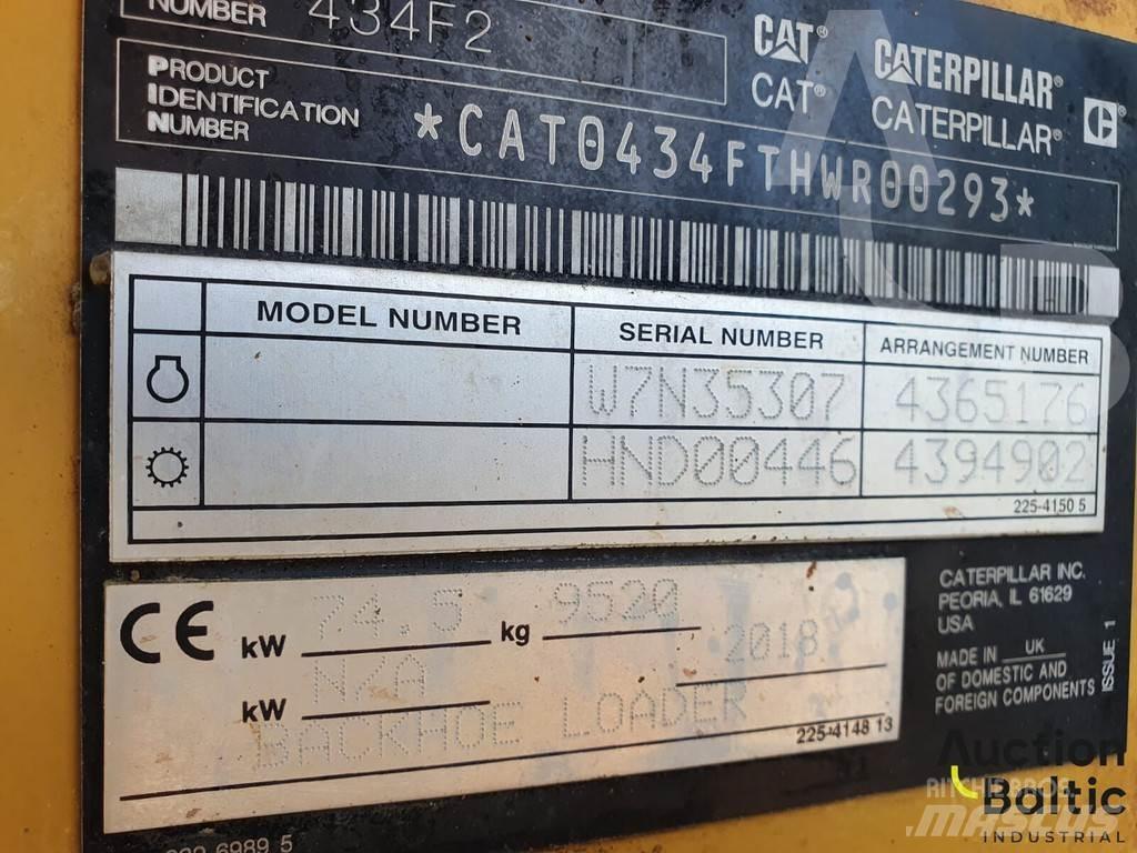 CAT 434 F2 Ekskavaatorlaadurid