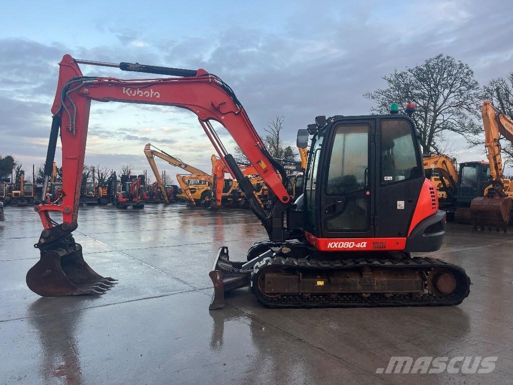 Kubota KX 080-4 Väikeekskavaatorid 7t-12t