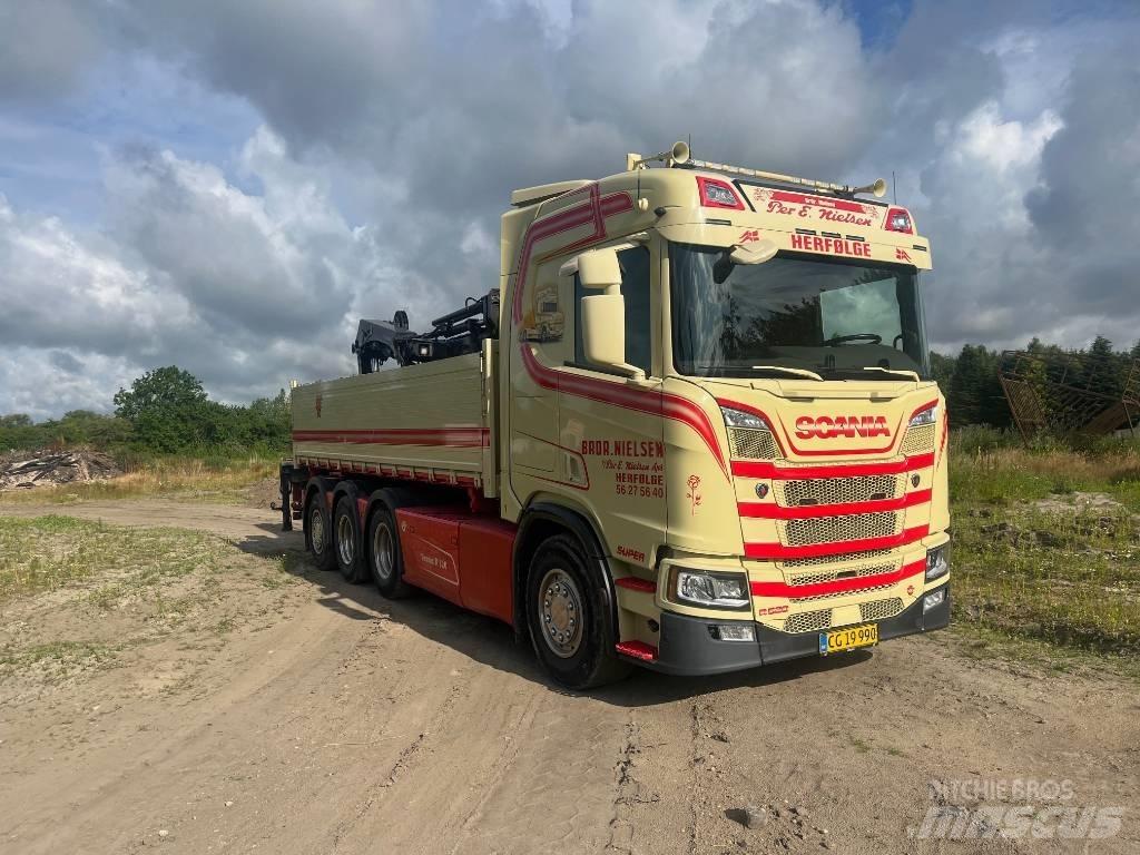 Scania R 520 Tridem Kraanaga veokid