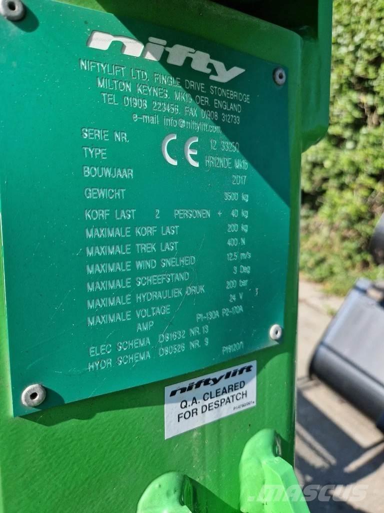 Niftylift HR12NDE Iseliikuvad poomtõstukid