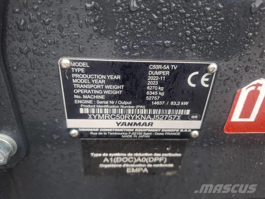 Yanmar C 50 R-5A Roomikkallurid