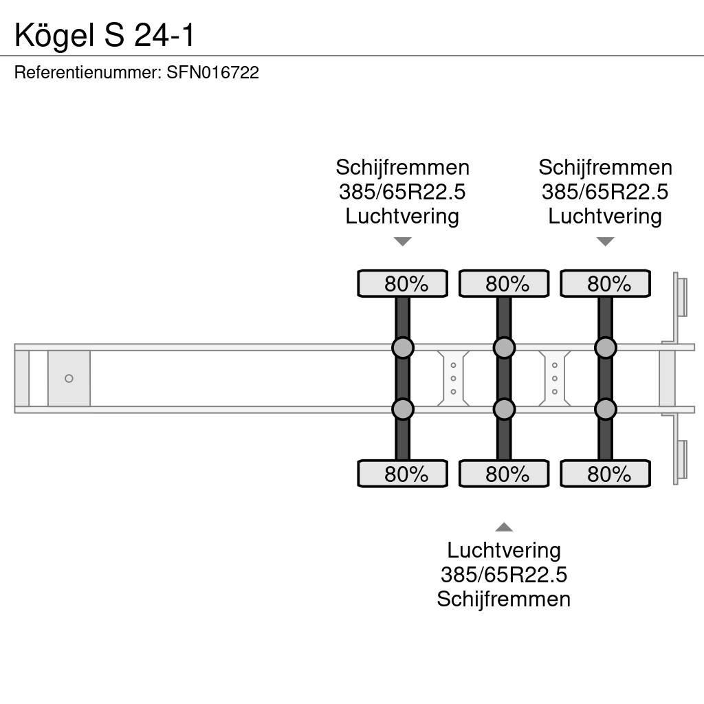 Kögel S 24-1 Tentpoolhaagised