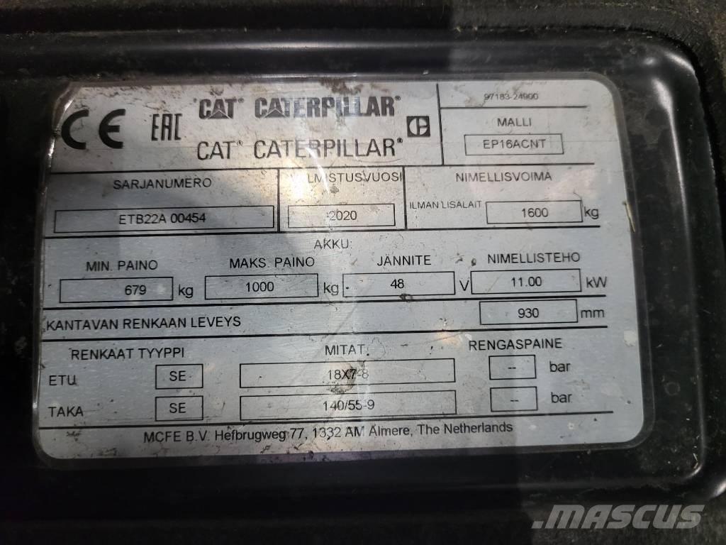 CAT EP16ACNT Elektritõstukid
