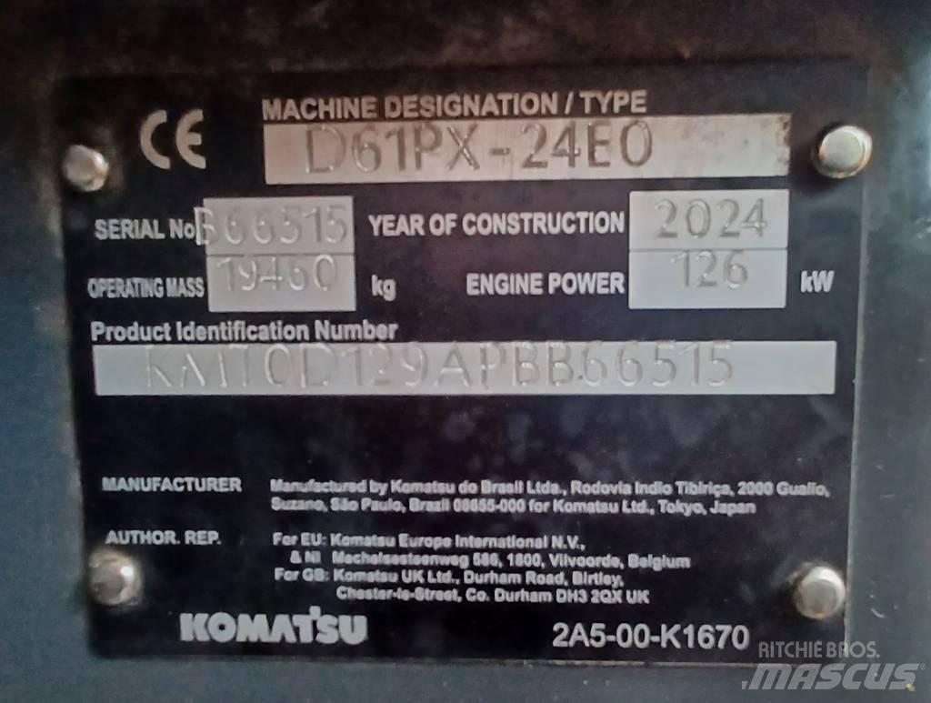 Komatsu D61PX-24 Buldooserid