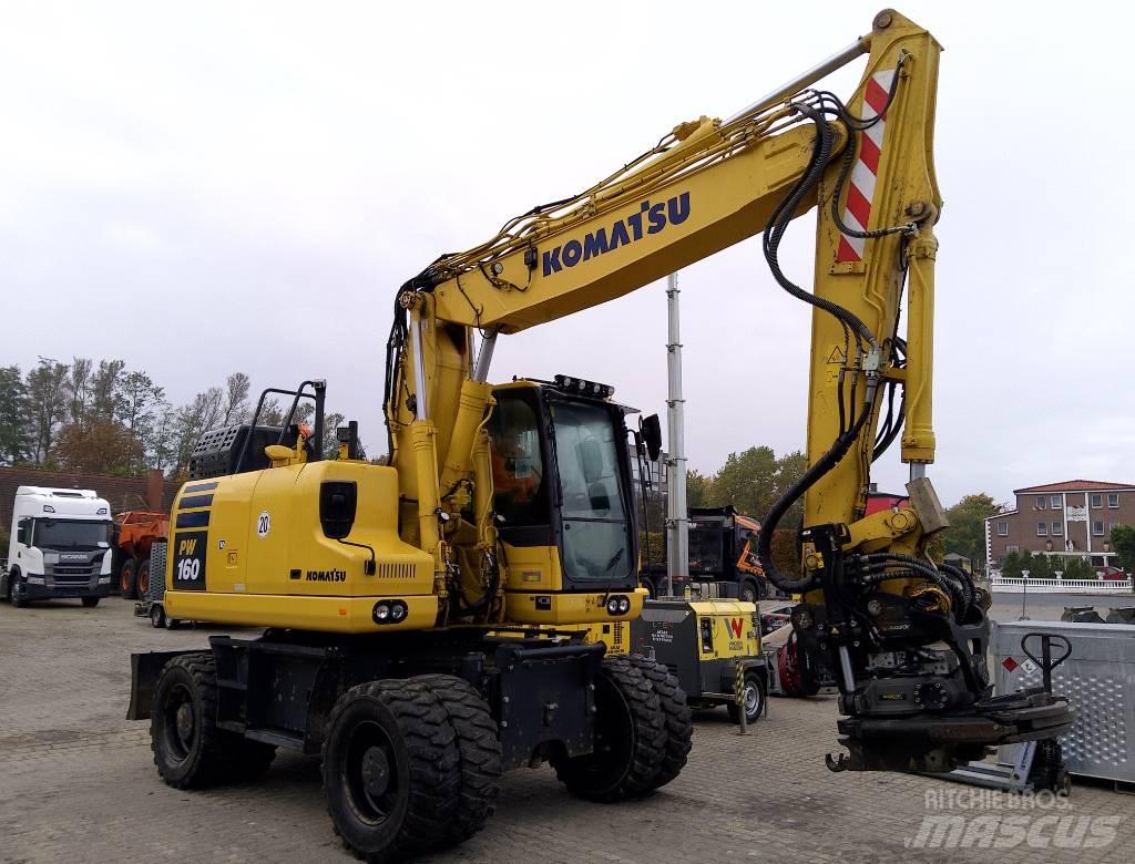 Komatsu PW160-11 Ratasekskavaatorid