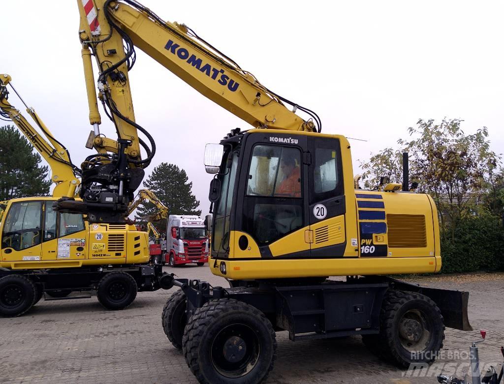 Komatsu PW160-11 Ratasekskavaatorid