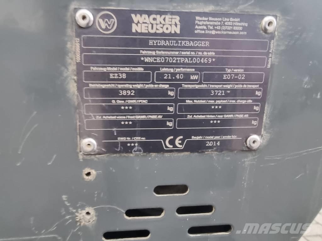 Wacker Neuson EZ 38 Miniekskavaatorid < 7 t