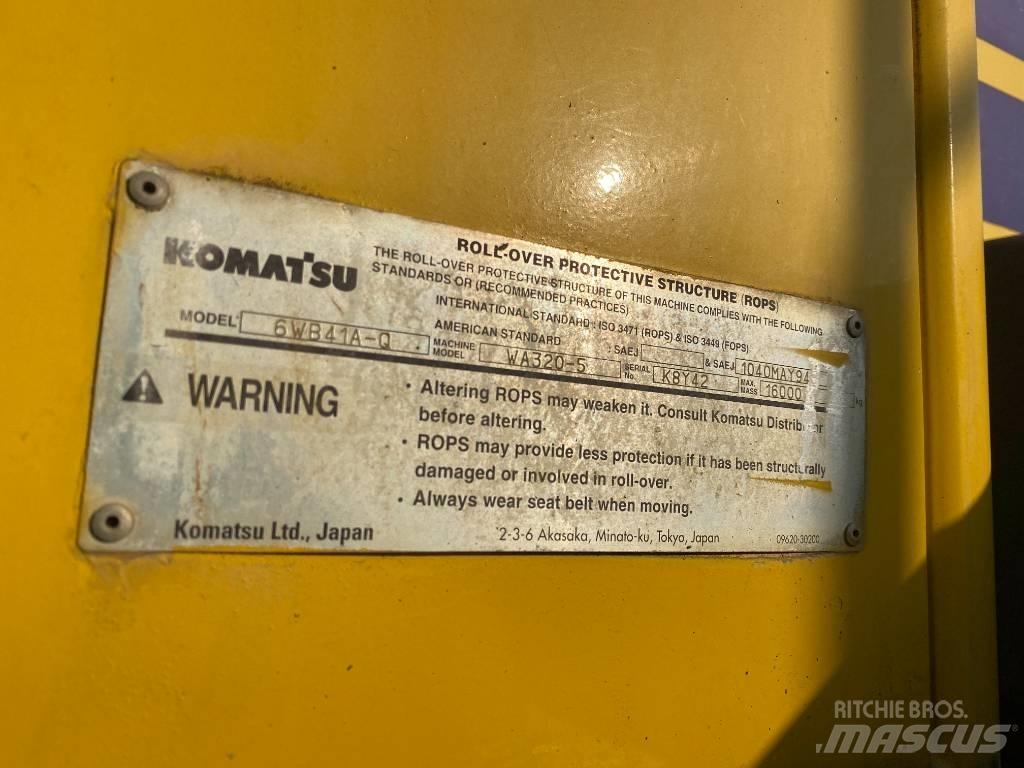 Komatsu WA 320-5 Rataslaadurid