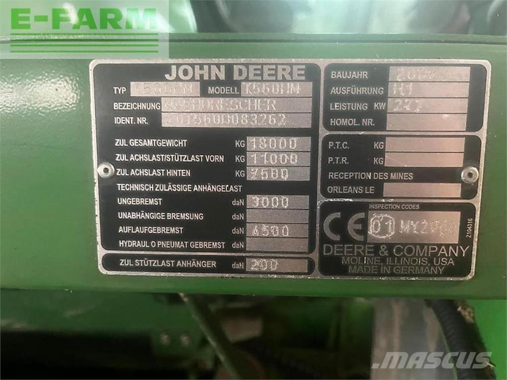John Deere t560 hm Teraviljakombainid