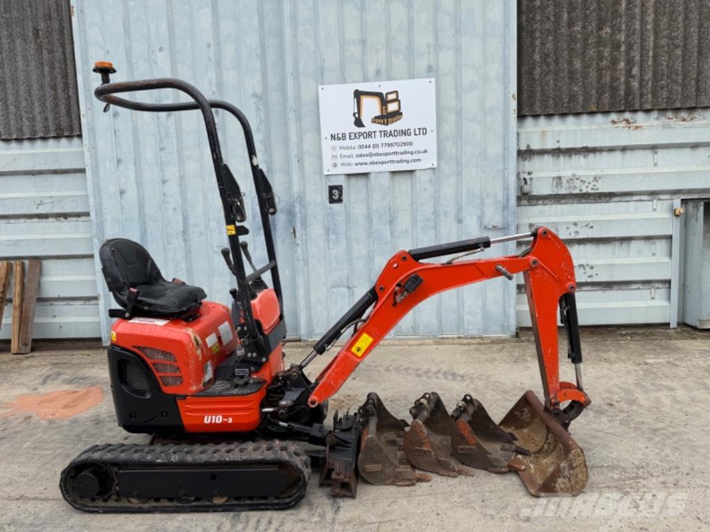 Kubota U 10 Miniekskavaatorid < 7 t