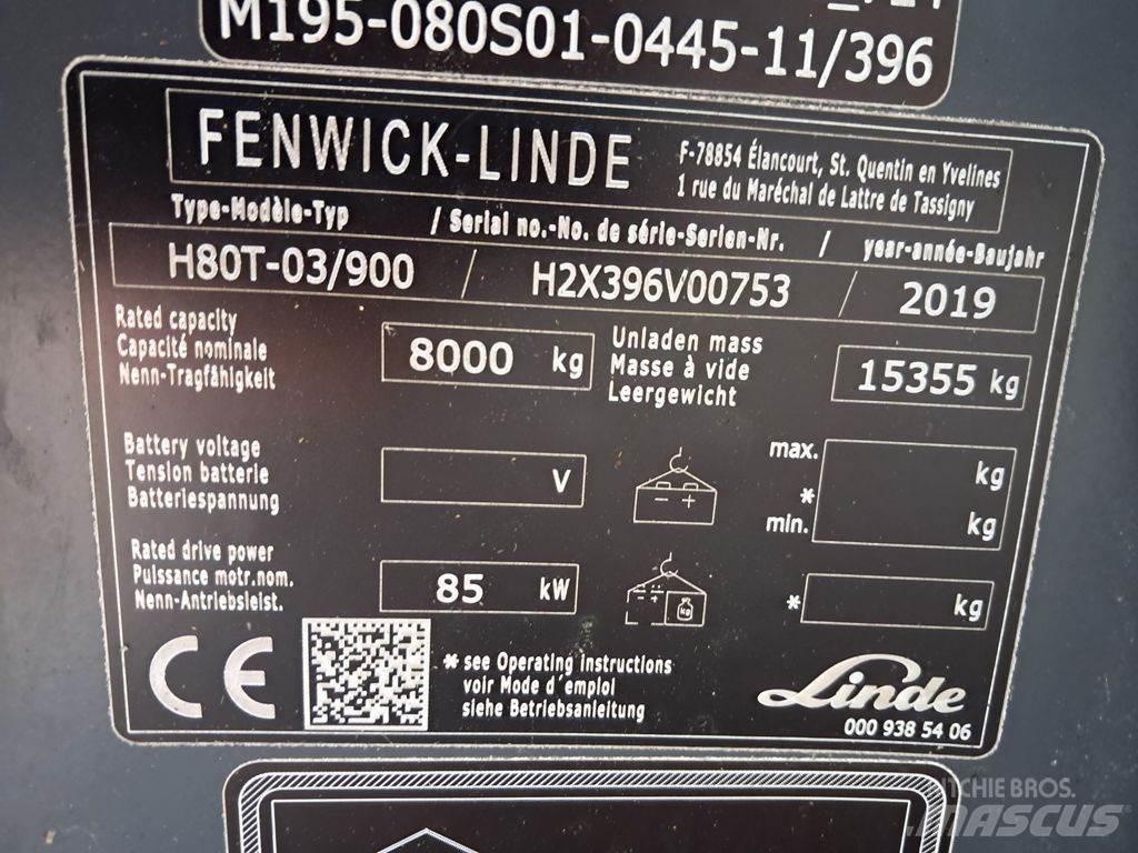 Linde H80T/03-900 Gaasitõstukid