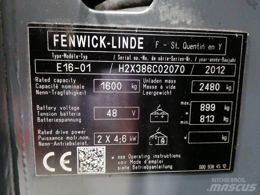 Linde E16-01 Elektritõstukid