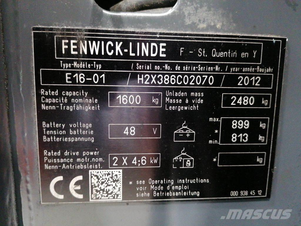 Linde E16-01 Elektritõstukid