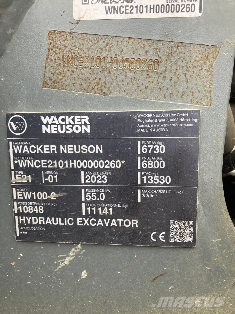 Wacker Neuson EW 100 Ratasekskavaatorid