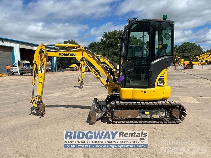 Komatsu PC 26 MR Miniekskavaatorid < 7 t