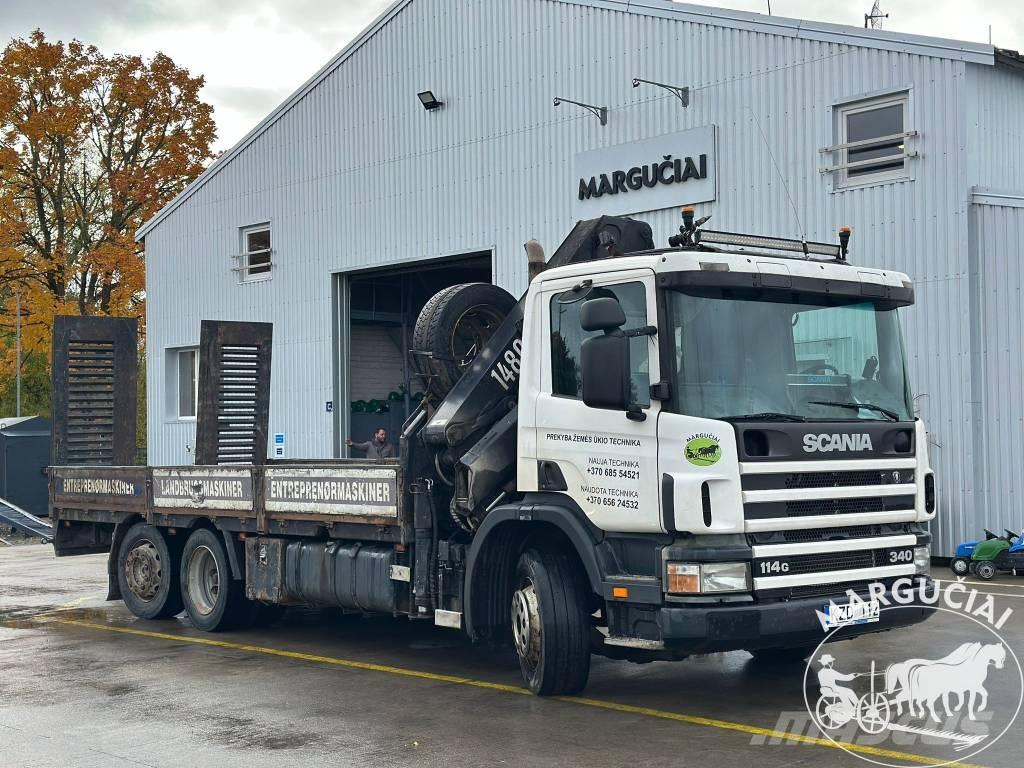 Scania 114G 340 Kraanaga veokid