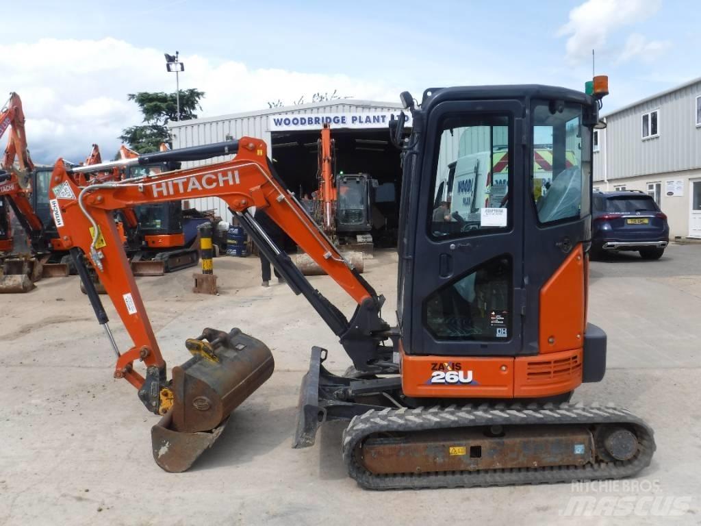 Hitachi ZX 26 U-6 Miniekskavaatorid < 7 t