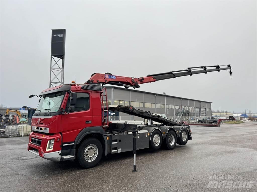 Volvo FMX 500 8X2 Kraanaga veokid