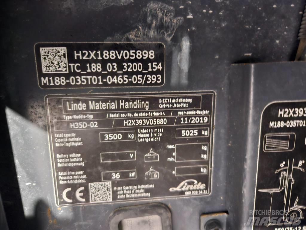 Linde H35D Diiseltõstukid