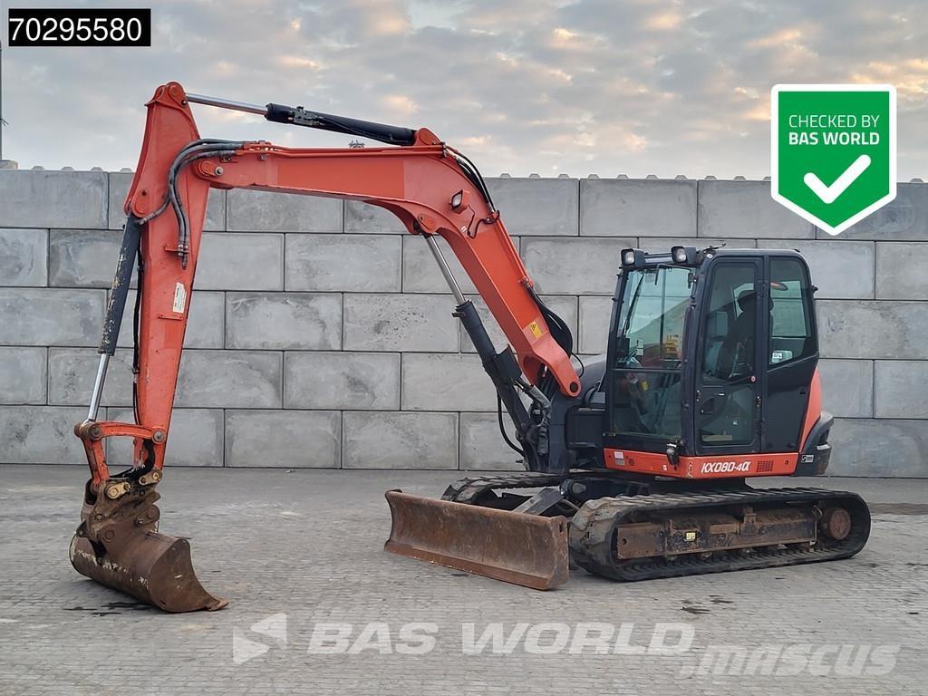Kubota KX080-4a Miniekskavaatorid < 7 t