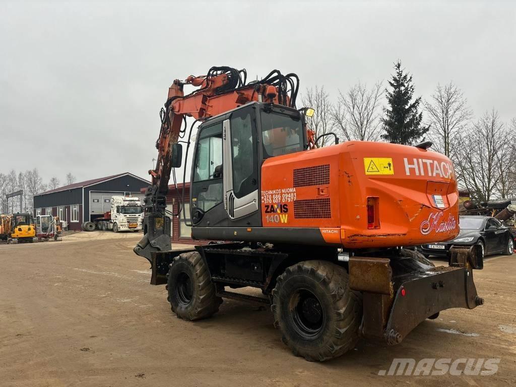 Hitachi ZX140 W-3 Ratasekskavaatorid