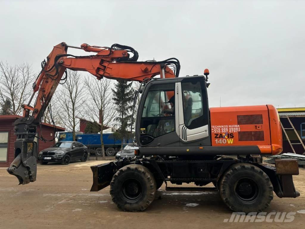Hitachi ZX140 W-3 Ratasekskavaatorid