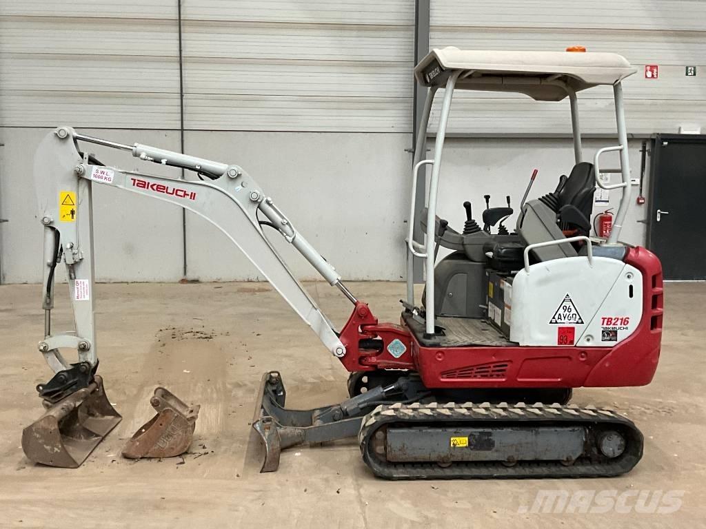 Takeuchi TB 216 Miniekskavaatorid < 7 t
