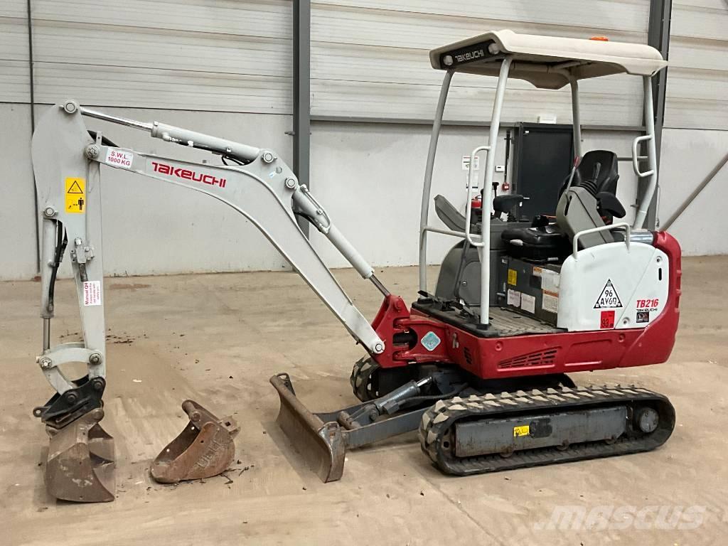 Takeuchi TB 216 Miniekskavaatorid < 7 t