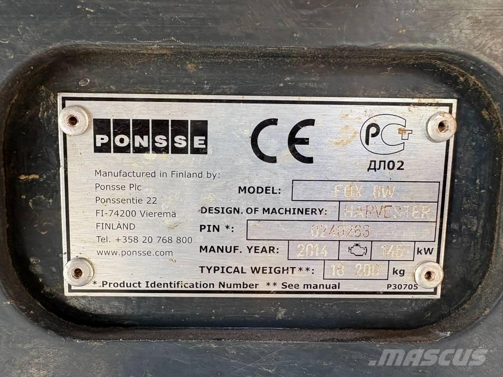 Ponsse Fox Harvesterid