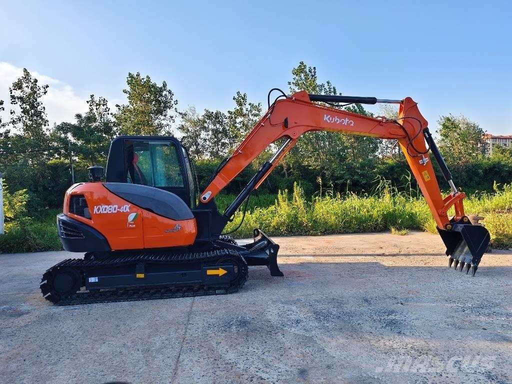 Kubota KX 080-4 CX Väikeekskavaatorid 7t-12t