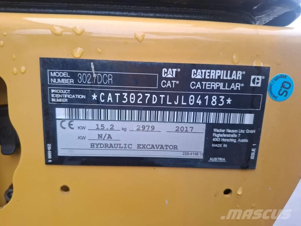CAT 302.7 D CR Miniekskavaatorid < 7 t