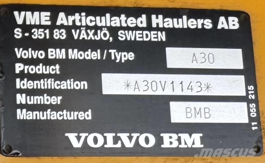 Volvo A 30 Liigendraamiga pinnaseveokid