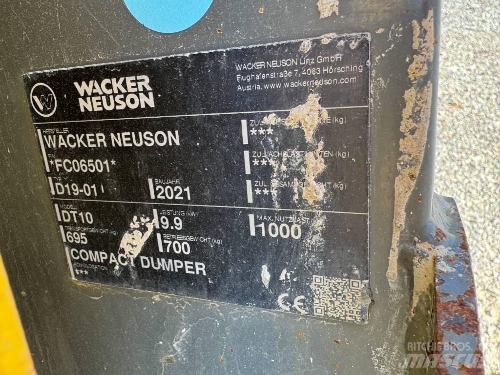 Wacker Neuson DT10 Roomikkallurid
