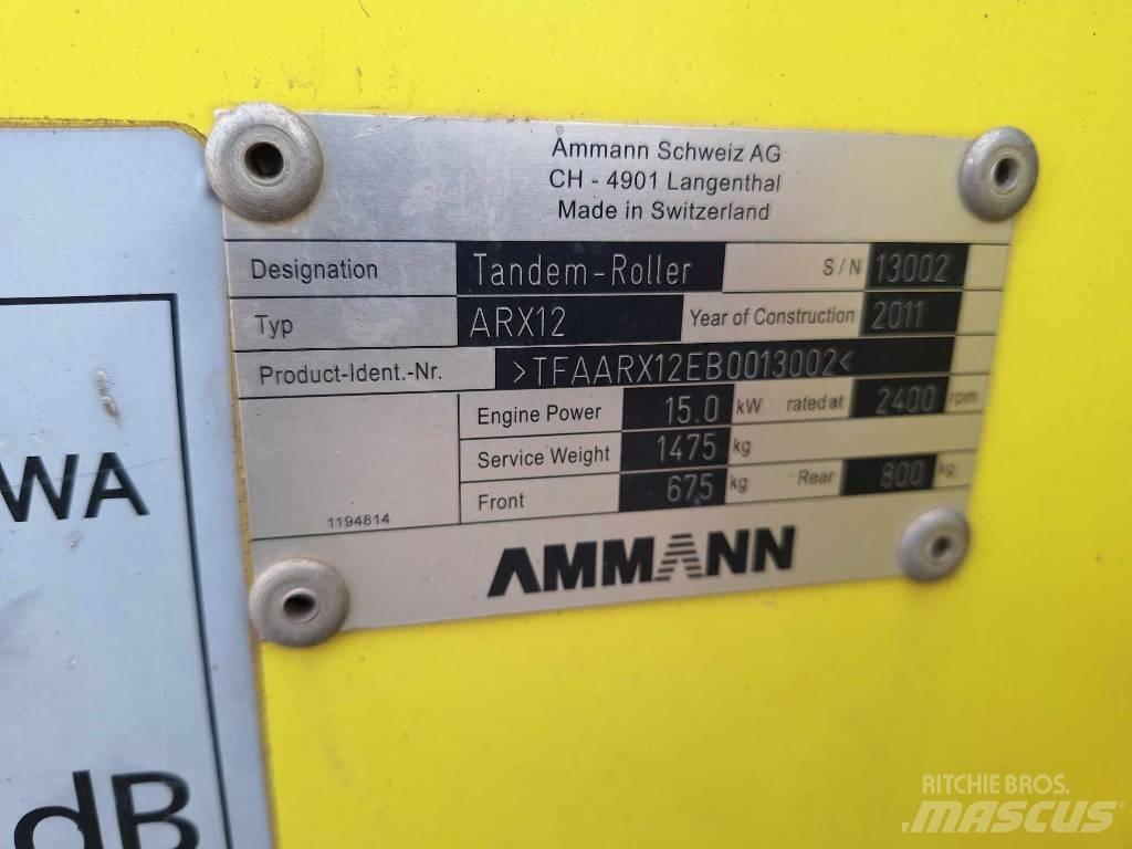 Ammann ARX 12 Tandemrullid