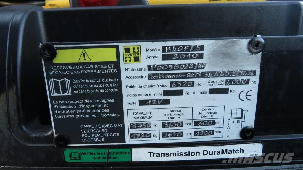 Hyster H4.0FT5 Gaasitõstukid