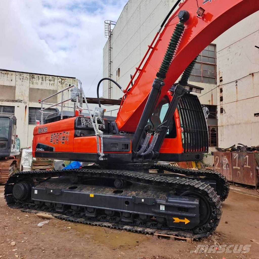 Doosan DX 340 Roomikekskavaatorid