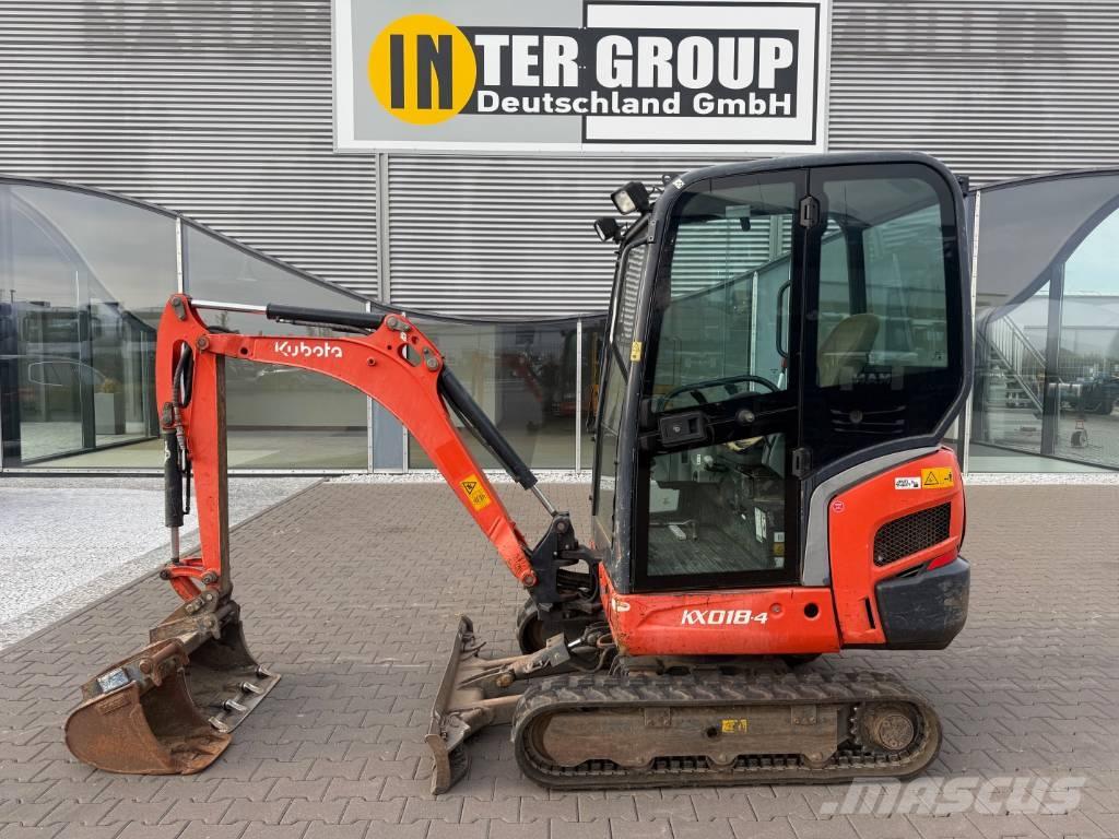 Kubota KX 018-4 Miniekskavaatorid < 7 t