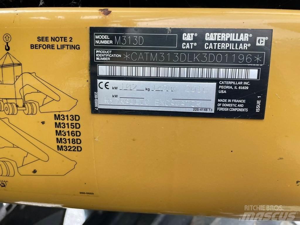 CAT M313D - CE Ratasekskavaatorid