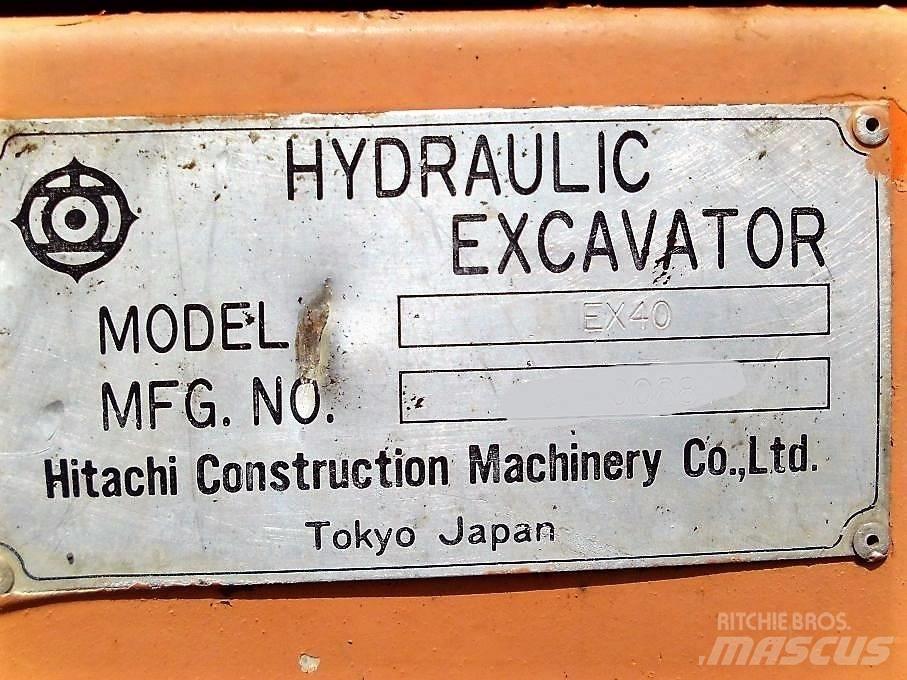 Hitachi EX 40 Miniekskavaatorid < 7 t